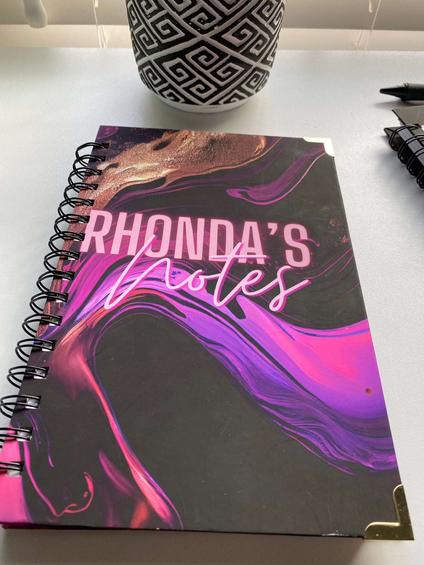 Custom 6 X 9 Cover Lined Notebook