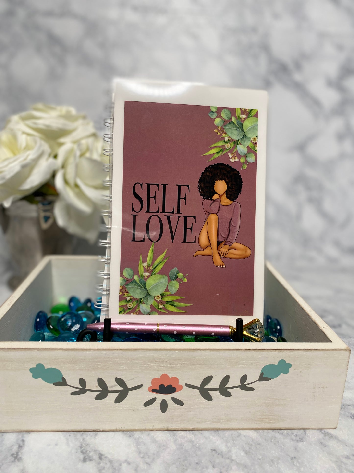 Self Love_Plum 5 X 7 in Lined Notebook Journal