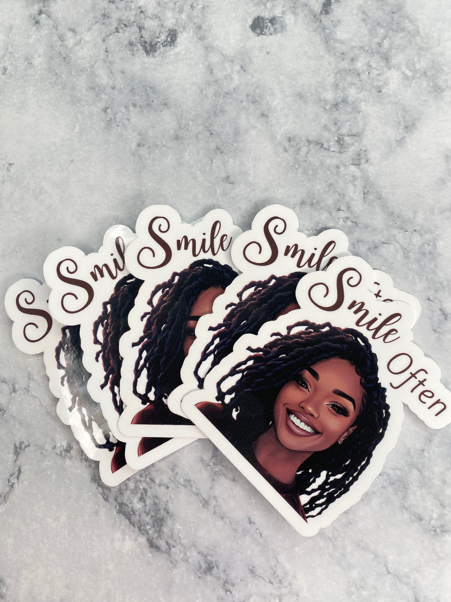 Smile Often Vinyl Sticker