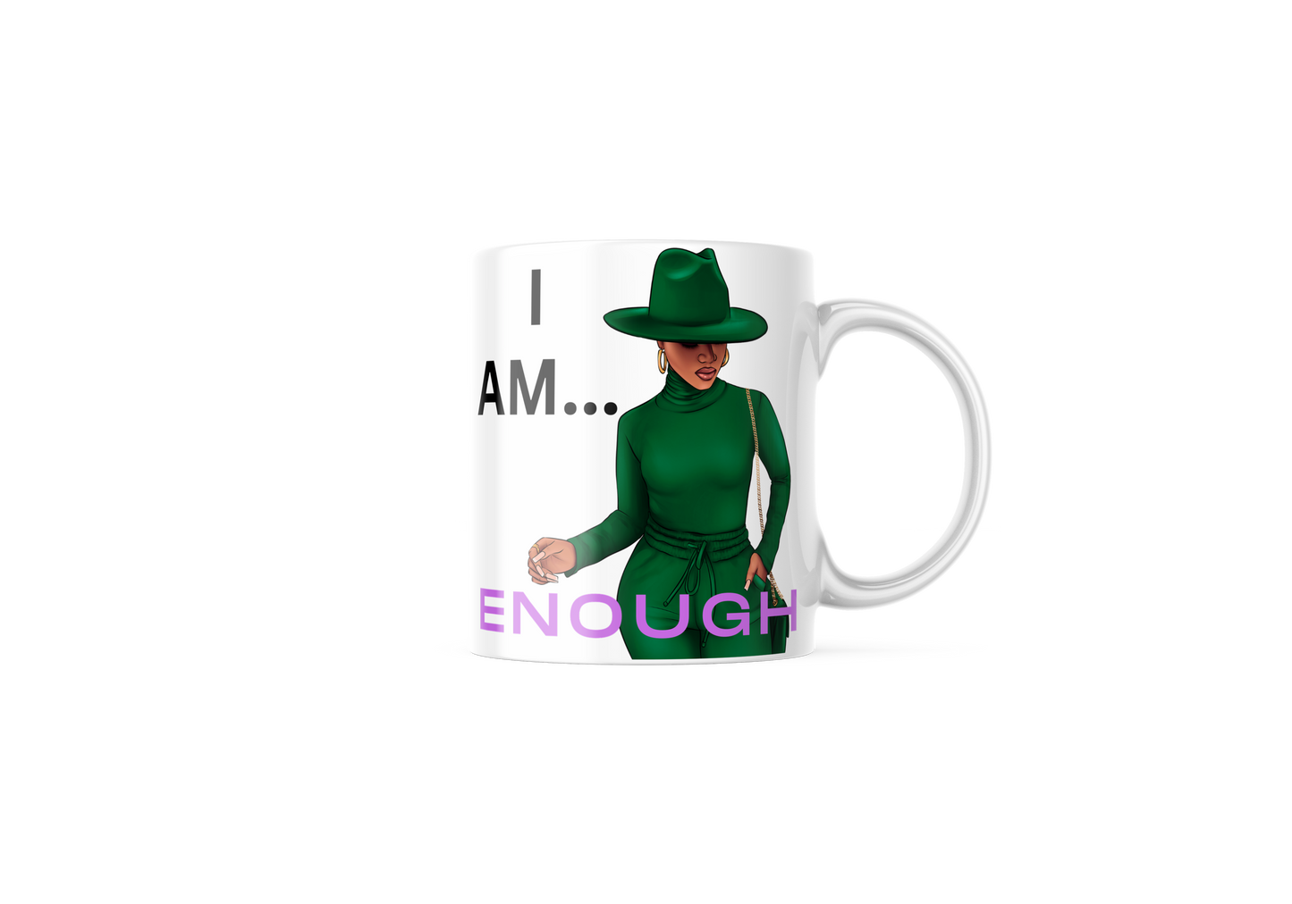 I Am Enough Ceramic Coffee Tea Mug