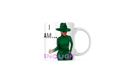 I Am Enough Ceramic Coffee Tea Mug