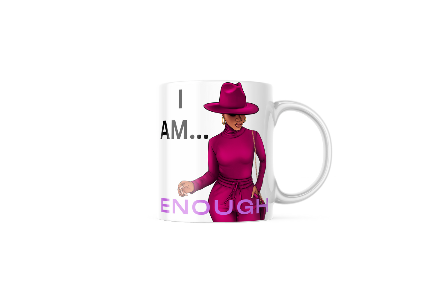 I Am Enough Ceramic Coffee Tea Mug