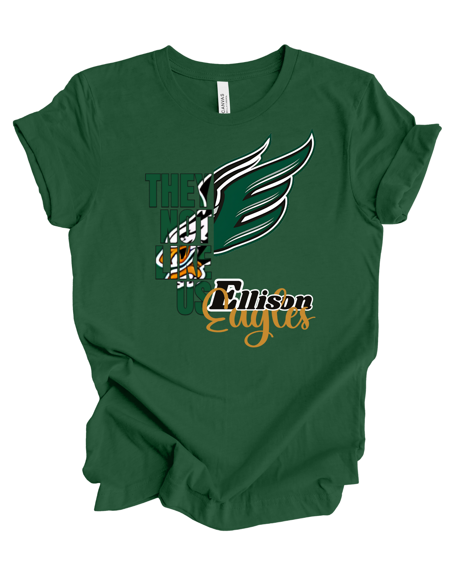 They Not Like Us Ellison High School Spirit Graphic T-Shirt