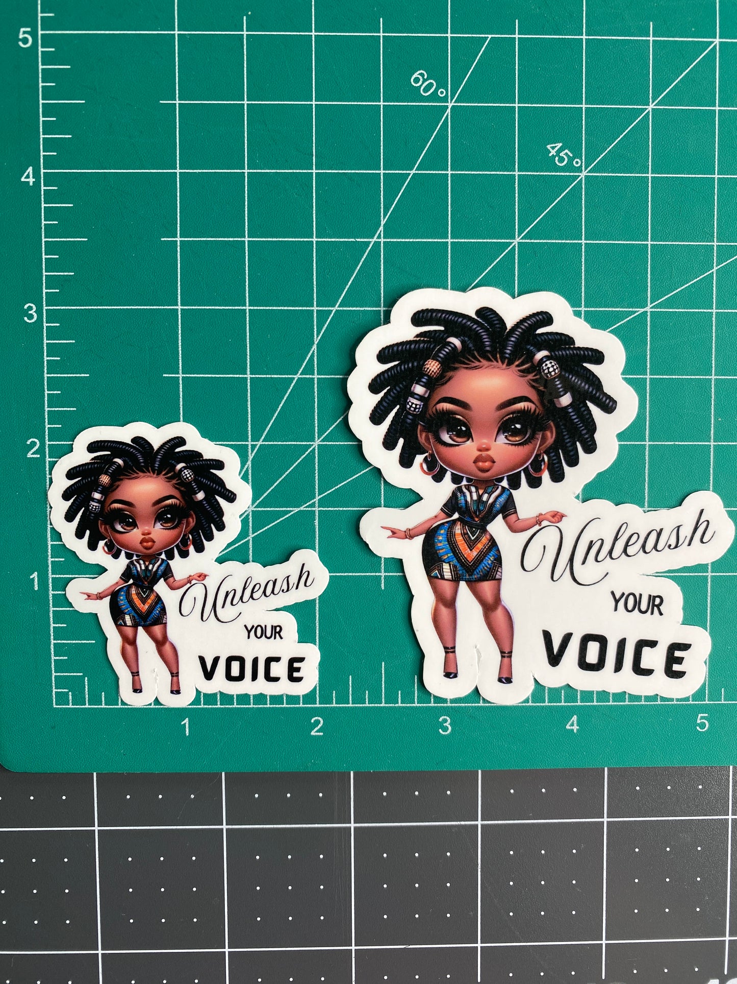 Unleash your Voice Vinyl Sticker