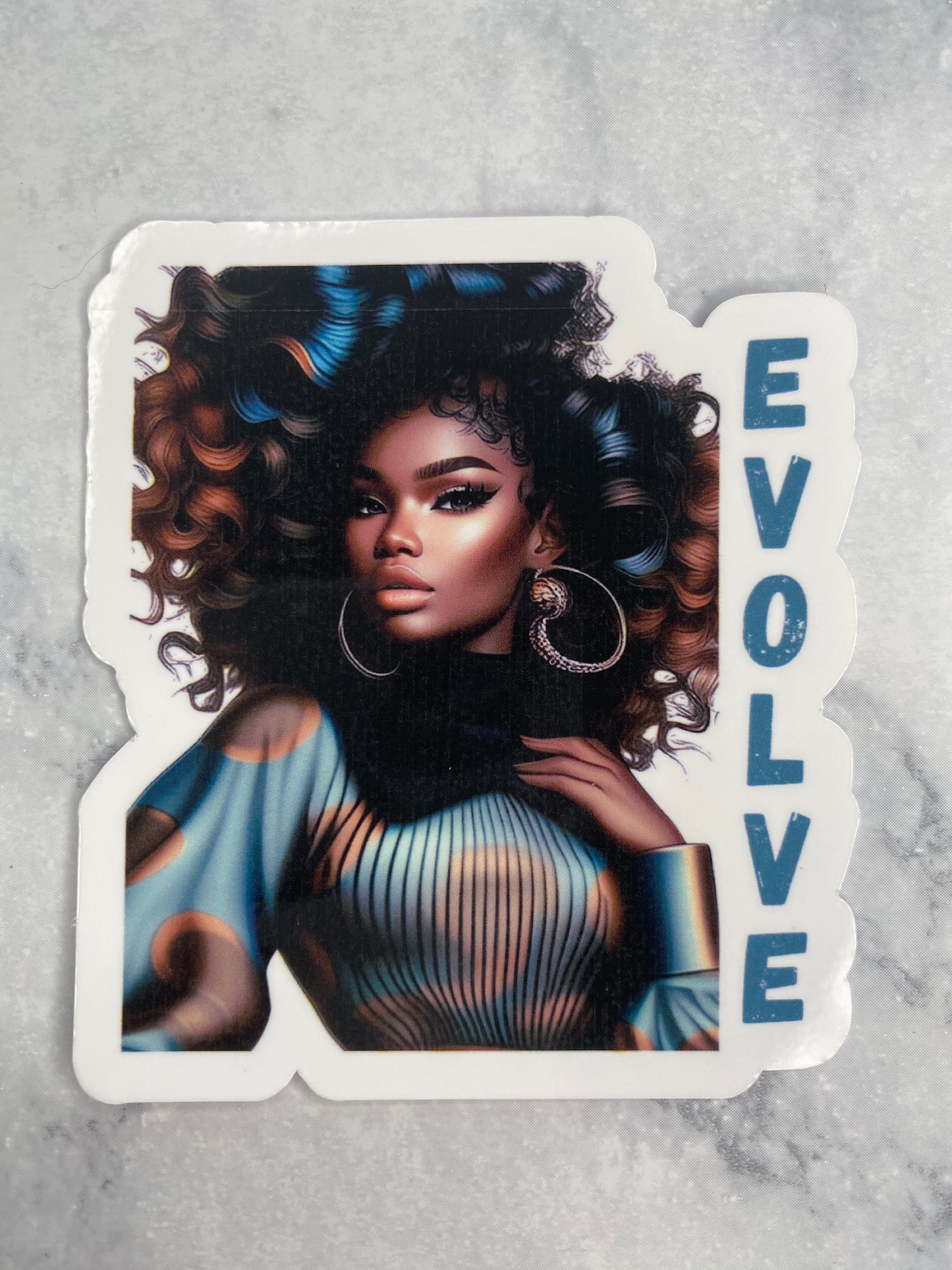 Evolve Vinyl Sticker