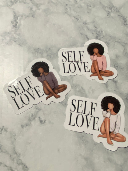 Self Love_ Plum Vinyl Sticker