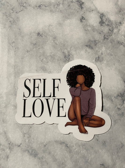 Self Love_ Plum Vinyl Sticker