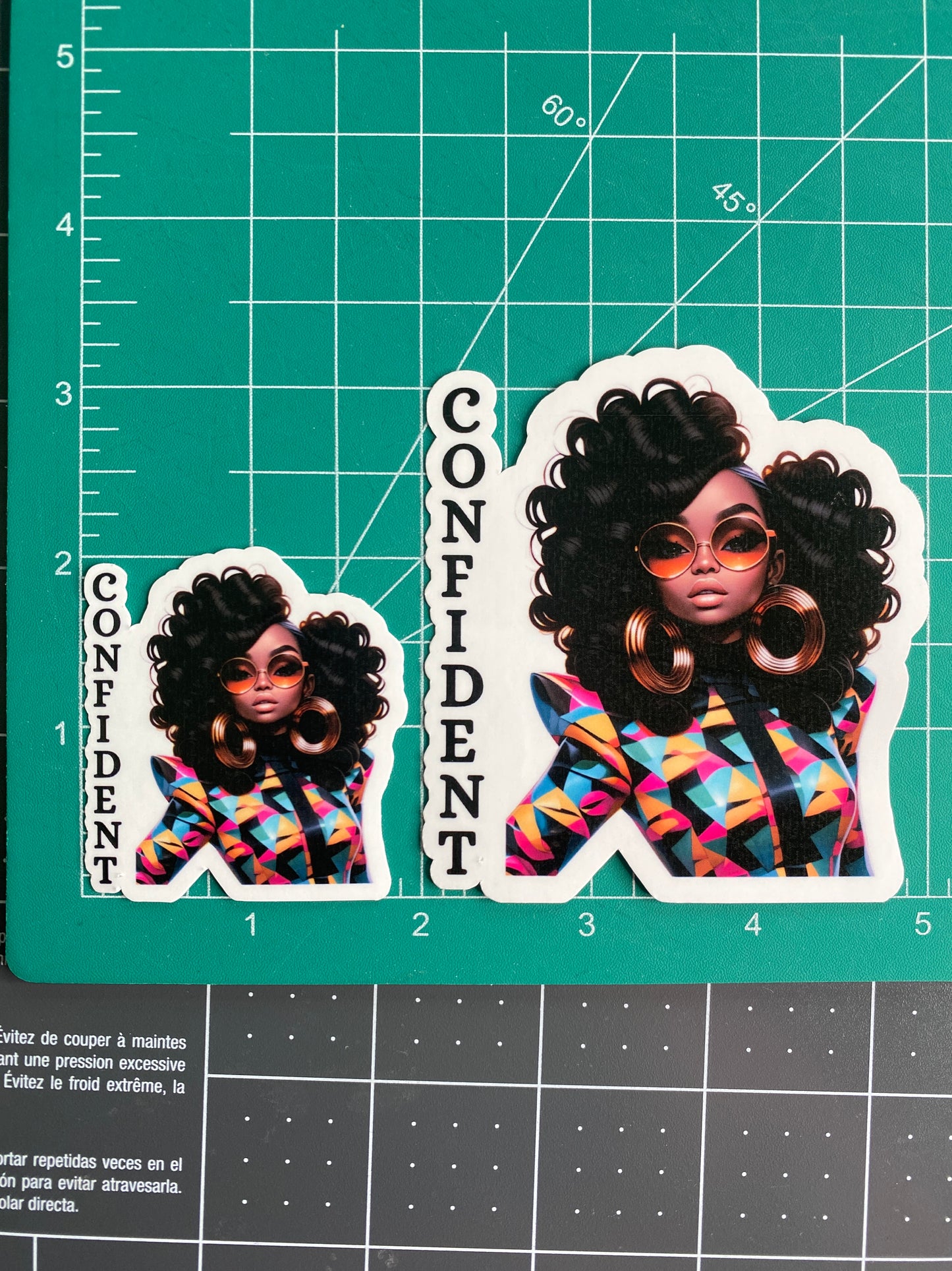 Confident Lady Vinyl Sticker