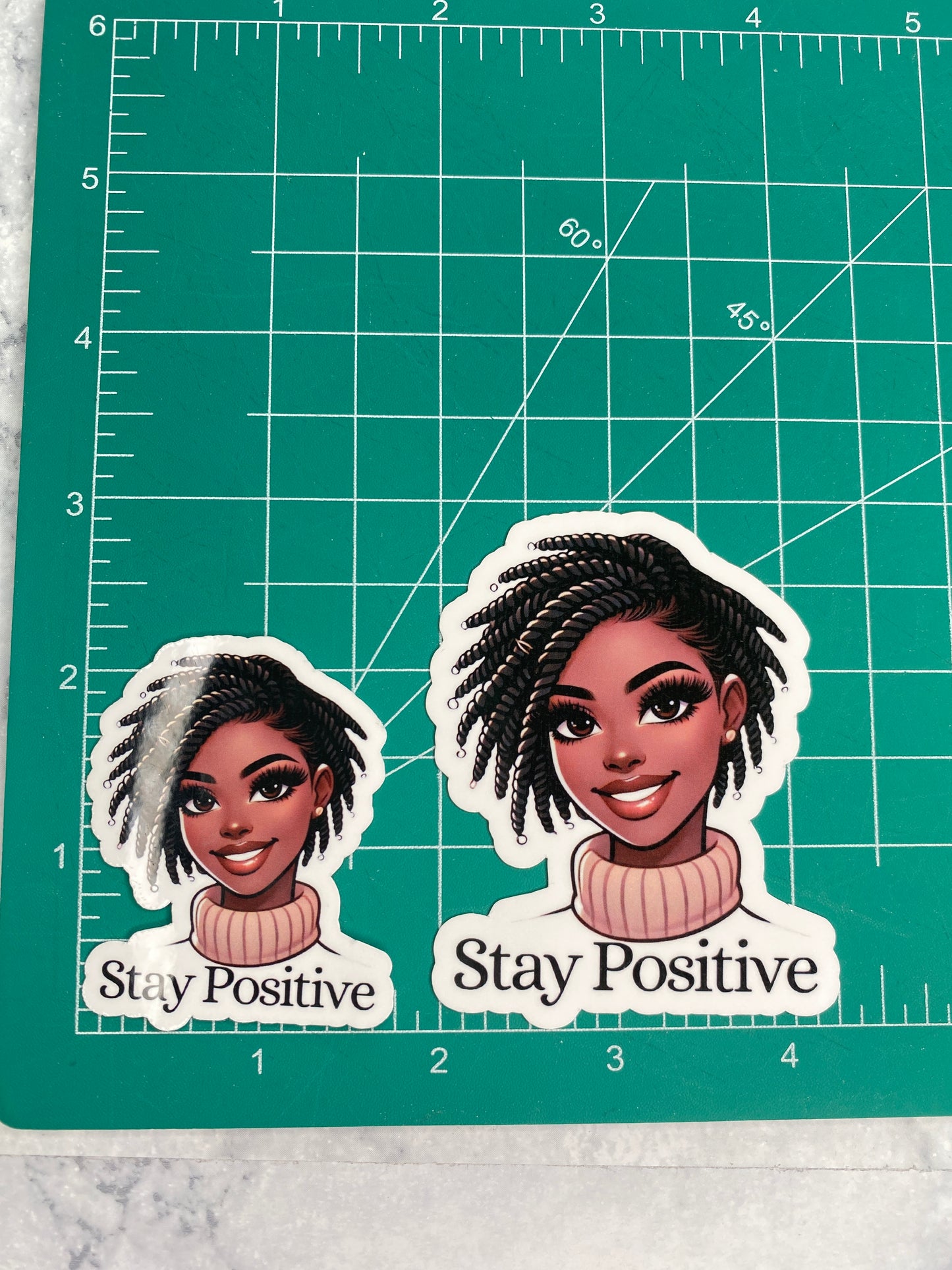 Stay Positive Vinyl Sticker