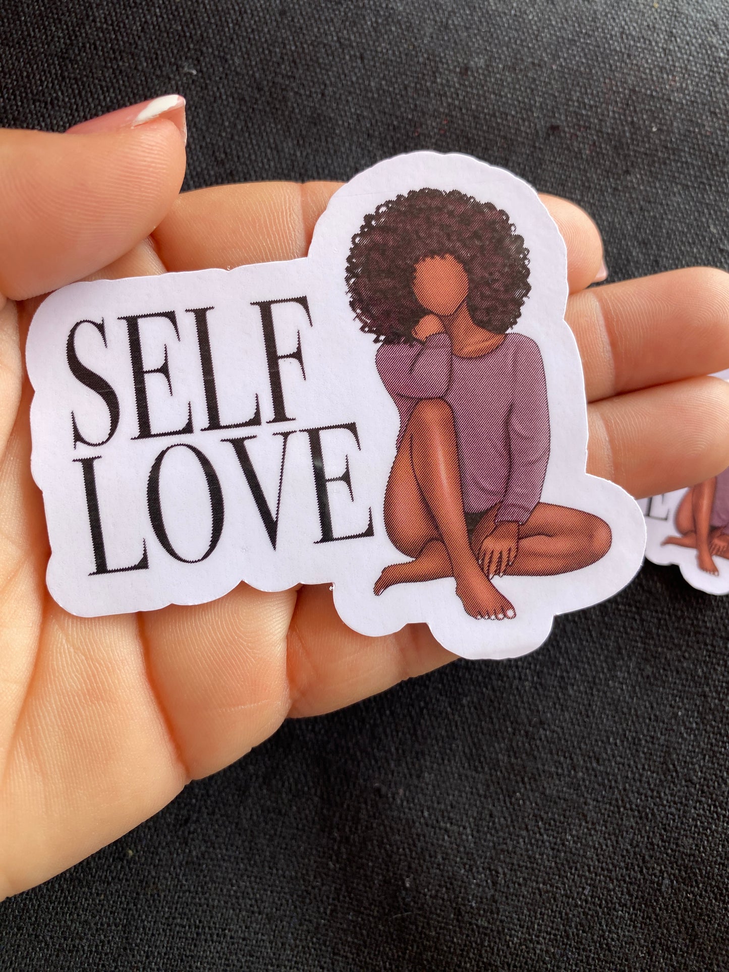 Self Love_ Plum Vinyl Sticker