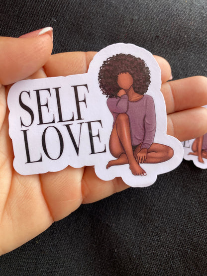 Self Love_ Plum Vinyl Sticker