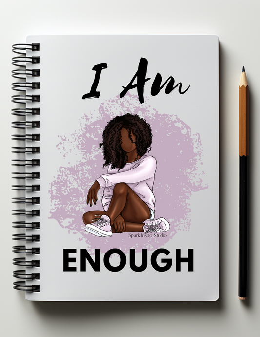 I am Enough Sport DS 5 X 7 in Lined Notebook Journal