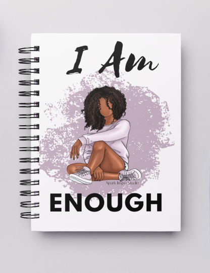 I am Enough Sport LS 5 X 7 in Lined Notebook Journal