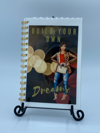 Build Your Own Dreams _ Night Life 5 X 7 in Lined Notebook Journal