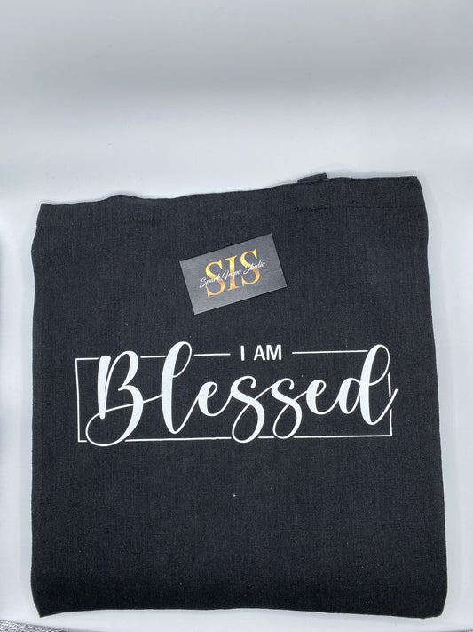 I Am Blessed Canvas Tote Bag