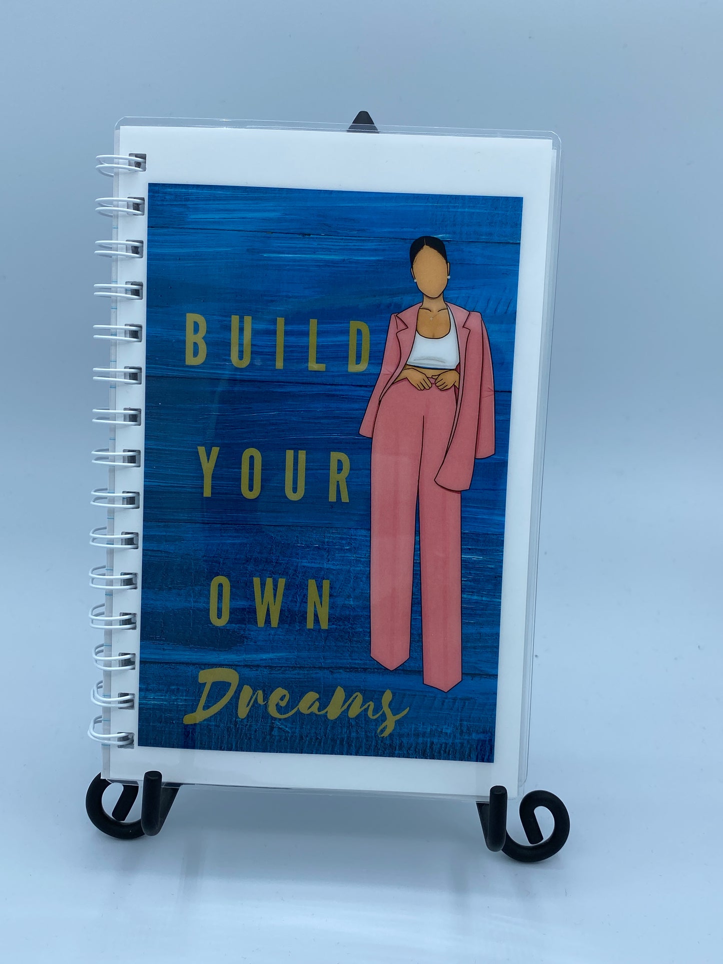 Build Your Own Dreams _ Pink Suite 5 X 7 in Lined Notebook Journal