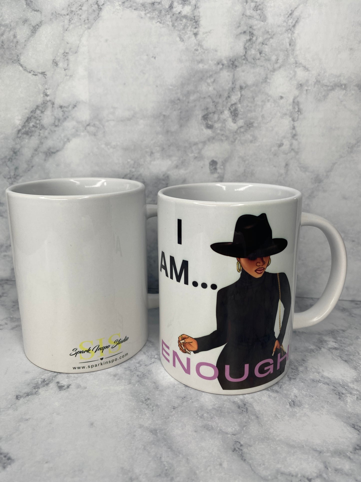 I Am Enough Ceramic Coffee Tea Mug