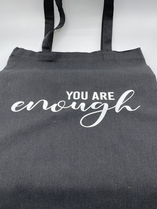 You Are Enough Canvas Tote Bag