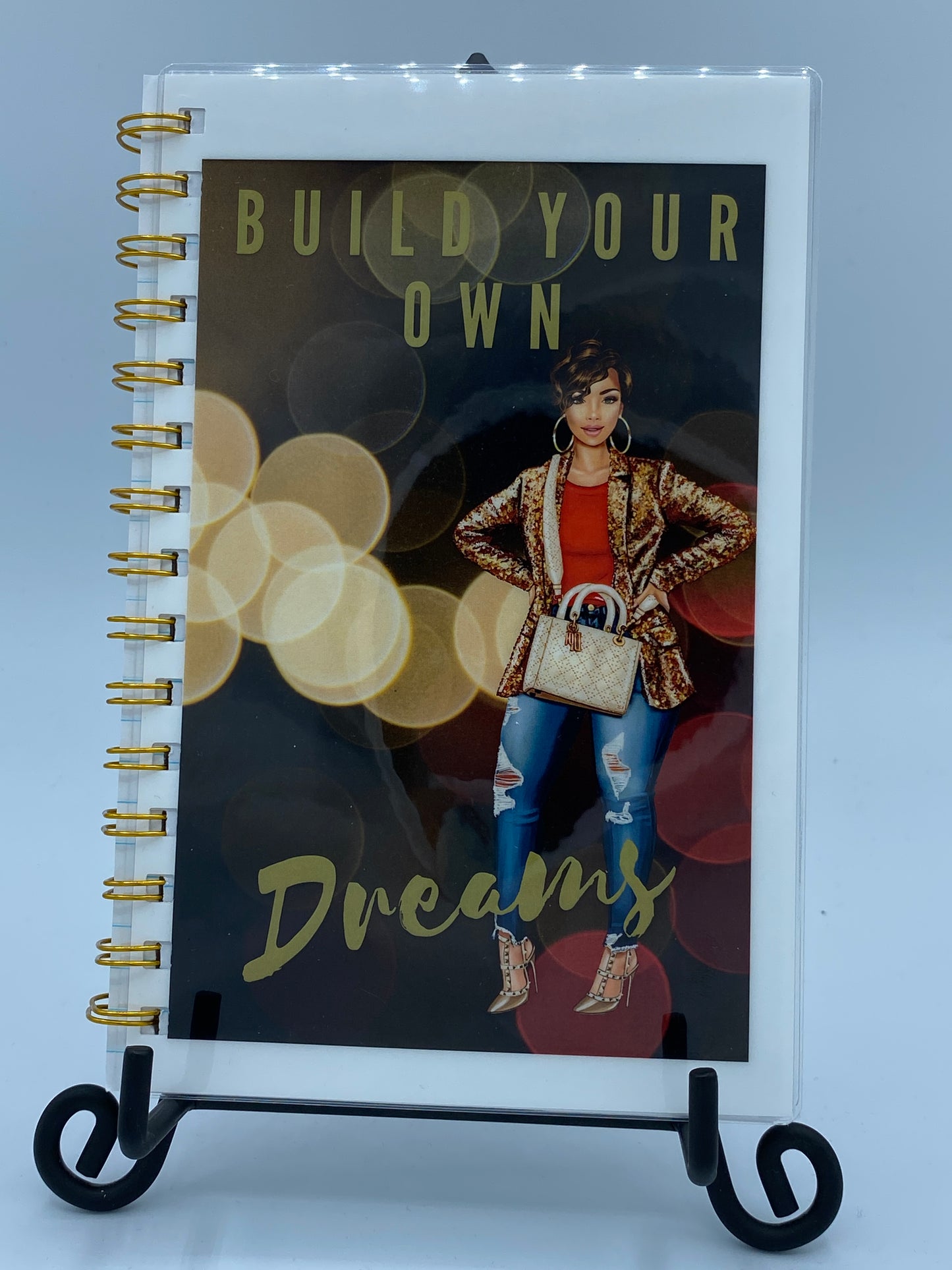 Build Your Own Dreams _ Night Life 5 X 7 in Lined Notebook Journal