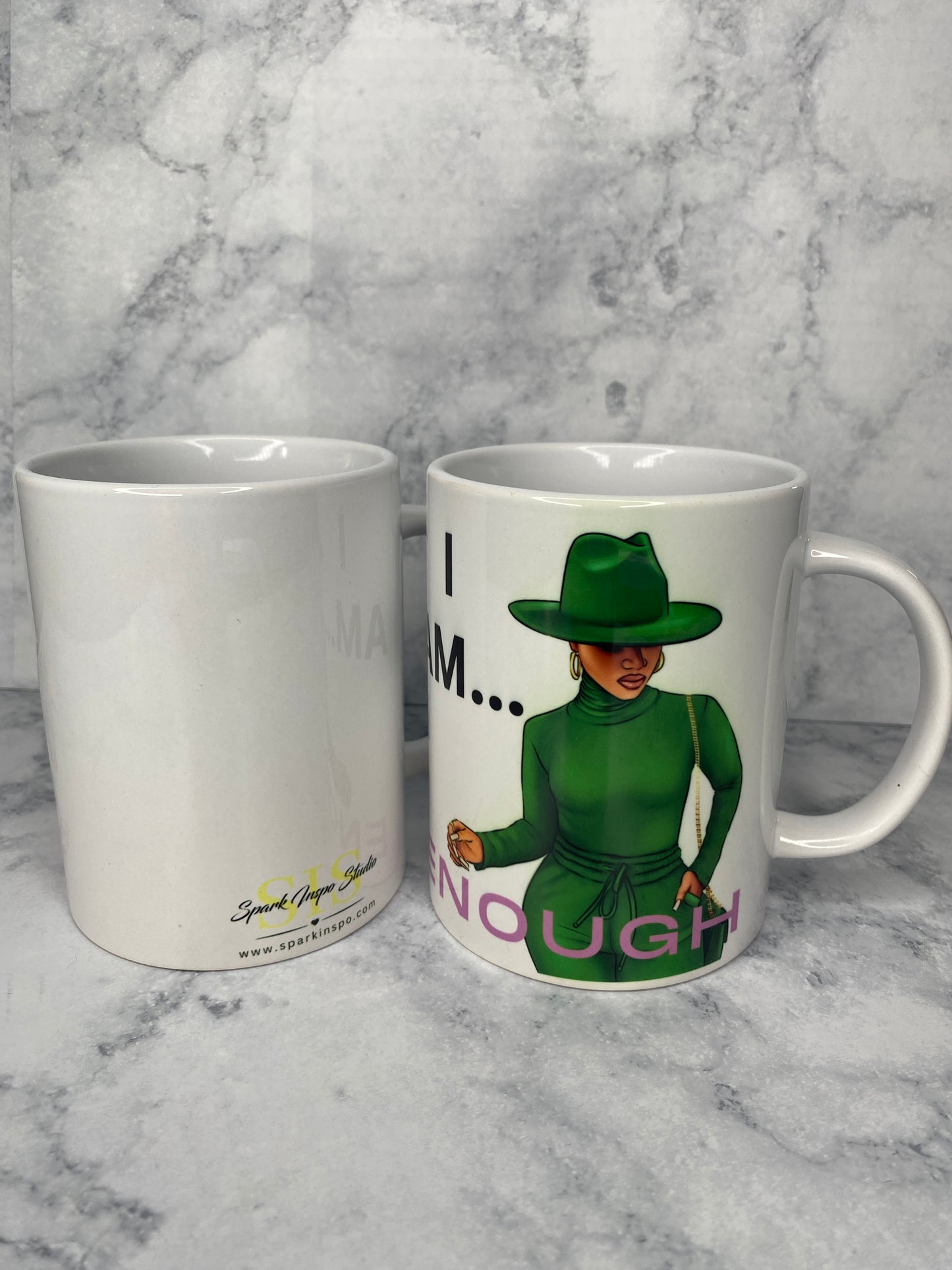 I Am Enough Ceramic Coffee Tea Mug