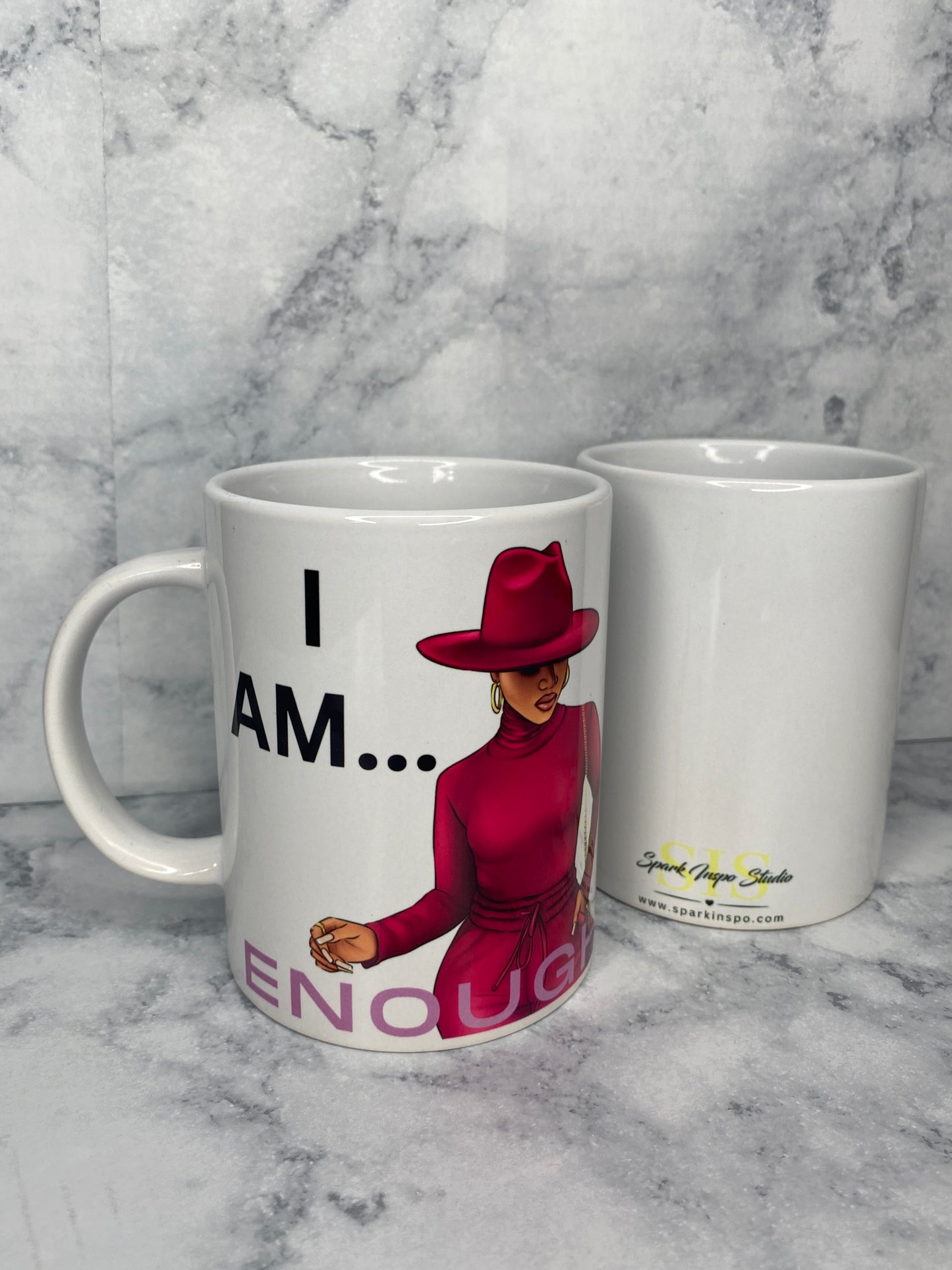 I Am Enough Ceramic Coffee Tea Mug