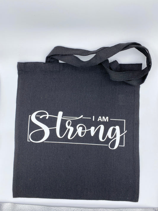 I Am Strong Canvas Tote Bag